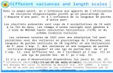 Data ass. at high res. sept. 2010 Pajot Benjamin Different variances and length scales Dans ce power-point, on s’intéresse aux apports de l’utilisation.
