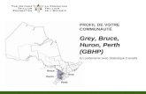 PROFIL DE VOTRE COMMUNAUTÉ Grey, Bruce, Huron, Perth (GBHP) En partenariat avec Statistique Canada.