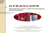 GYRASCOPE Stroboscope électronique autonome LYS ELECTRONIQUE 14 avenue du Général de Gaulle 92360 MEUDON LA FORET France .