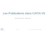 Les Publications dans CATIA V5 Marta Garcia Carnero – CAD services 6/2/2014 Document reference EDMS 13880431.