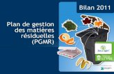 Plan de la présentation Taux de valorisation 2011 Collecte des matières compostables –Résultats –Impacts sur la collecte des déchets et des matières recyclables.