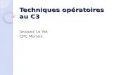 Techniques opératoires au C3 Jacques Le Vot CPC Morlaix.