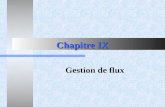 Chapitre IX Gestion de flux. Chapitre IX - Gestion de flux2 Généralités sur les flux Un flux ou canal de données représente un ensemble de données pouvant.