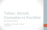 Tabac, Alcool, Cannabis et Fertilité DES Gynécologie Médicale P.BARRIERE, C.SPLINGART, T.FREOUR CHU NANTES.
