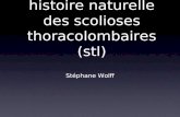 Histoire naturelle des scolioses thoracolombaires (stl) Stéphane Wolff.