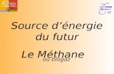 Le Méthane Source d’énergie du futur ou biogaz. Le Méthane Historique 1776 : VOLTA découvre le « gaz des marais » Le comte Alessandro Giuseppe Antonio.