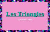 Les Triangles novembre 2008. Nommez les triangles A B C.
