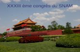 1 XXXIII ème congrès du SNAM. Congres du SNAM Chine Projet de loi « hôpital, patients, santé, territoires » Congres du SNAM Chine.