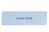 Le bac STI2D. Promouvoir et valoriser les formations et les carrières des domaines scientifiques et techniques Elargir le socle de connaissance: Pour.
