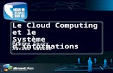 1 Pierre Couzy Xavier Warzee.  le Cloud Computing Infrastructure mutualisée à l’échelle d’Internet Charge Souplesse Coûts