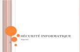 S ÉCURITÉ I NFORMATIQUE Asp.net. P LAN Sécurité sur Internet Sécurité avec ASP.net Gestion des comptes et droits d’accès Utilisation des contrôles de.