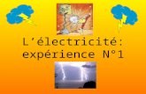 L’électricité: expérience N°1 1 ère expérience : 1 ère expérience : Allumer une ampoule avec une pile plate. Mais… comment fait-on ?