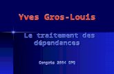 Le traitement des dépendances Congrès 2004 OPQ Yves Gros-Louis Le traitement des dépendances Congrès 2004 OPQ.
