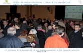 A l'invitation de la municipalité, de très nombreux goulainais se sont retrouvés salle Paul Bouin à 19h. Ville de Basse-Goulaine - Vœux à la population.