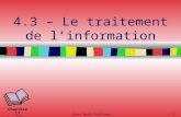 Sport Books Publisher1 4.3 – Le traitement de l’information Chapitre 17 p. 419 - 436.
