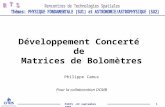 1 PARIS -22 septembre 2005 Développement Concerté de Matrices de Bolomètres Philippe Camus Pour la collaboration DCMB.