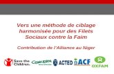 Vers une méthode de ciblage harmonisée pour des Filets Sociaux contre la Faim Contribution de l’Alliance au Niger.