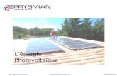 Mkg/SB/photovoltaiqueProperty of Prysmian, Inc.26/10/2007- P1 L’énergie Photovoltaïque.