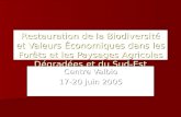 Restauration de la Biodiversité et Valeurs Économiques dans les Forêts et les Paysages Agricoles Dégradées et du Sud-Est Madagascar Centre Valbio 17-20.