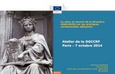 Veronica Manfredi Chef d'unité Droit des consommateurs et du marketing DG Justice La mise en œuvre de la directive 2005/29/CE sur les pratiques commerciales.