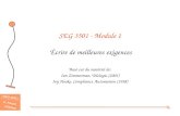 «SEG 3501» D. Amyot uOttawa SEG 3501 - Module 1 Écrire de meilleures exigences Basé sur du matériel de: Ian Zimmerman, Telelogic (2001) Ivy Hooks, Compliance.