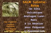 SALM Sainte-Rose Brême 2010 – 38ème Assemblée Scientifique COSPAR – B01-023-10 Un Site Volcanique Analogue Lune-Mars à La Réunion pour Préparer L’Exploration.