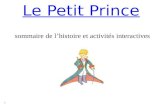 Le Petit Prince sommaire de l’histoire et activités interactives.