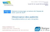 Observance des patients l’accéléromètre et ses miracles Thibaut GUIRAUD, PhD Clinique Saint Orens, Toulouse (31) t.guiraud@clinique-saint-orens.fr, tél.
