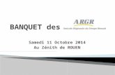 Samedi 11 Octobre 2014 Au Zénith de ROUEN. Boulogne, le 16 juin 2014 Chère Adhérente, cher Adhérent, J'ai le plaisir de vous annoncer que notre Tour de.