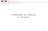 1 Protocoles sur Internet C. Petitpierre. 2 couche supérieure routage couche supérieure StationPasserelle Station Réseau IP.