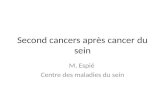 Second cancers après cancer du sein M. Espié Centre des maladies du sein.
