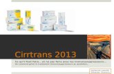 Cirrtrans 2013 Ce qu’il faut faire… et ne pas faire avec les immunosuppresseurs… Ou comment gérer le traitement immunosuppresseurs au quotidien… Guillaume.