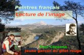 Lecture de l’image Peintres français Paul Cézanne Jeune garçon au gilet rouge