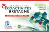 14 octobre 2014 Rencontres Eco-activités Bretagne 1.