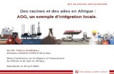 Par Mr. Thierry Genthialon, Directeur Général d’ORYX Oil & Gas. 8ème Conférence sur le Négoce et Financement du Pétrole et du Gaz en Afrique, Marrakech,