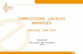 BUJALEUF Mercredi 30 novembre 2011 COMMISSIONS LOCALES ENERGIES Secteur Sud Est.