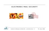Ph. Joye / 2002Gestion de Réseaux et Sécurité – e-mail Security / 1 ELECTRONIC MAIL SECURITY.