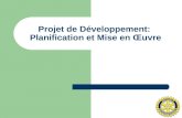 Projet de Développement: Planification et Mise en Œuvre.