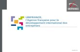 UBIFRANCE, l’Agence française pour le développement international des entreprises Septembre 2014.