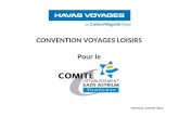 Toulouse | Janvier 2012 CONVENTION VOYAGES LOISIRS Pour le.