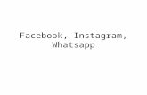 Facebook, Instagram, Whatsapp. 450 visiteurs et 22 000 photo-vues dans la première heure de mise en ligne 28 ocotobre 2003.
