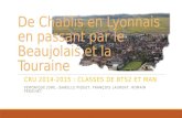 De Chablis en Lyonnais en passant par le Beaujolais et la Touraine CRU 2014-2015 : CLASSES DE BTS2 ET MAN VÉRONIQUE JORE, ISABELLE PIQUET, FRANÇOIS LAURENT,