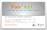 Pan’Art « Un coup de pied aux idées reçues » Une exposition d’œuvres originales Du 19 au 22 septembre 2012 10h – 18h Vendredi jusque 19h Manège Fonck -
