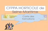 CFPPA HORTICOLE de Seine-Maritime Carte des formations.