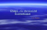 ChapI /l’Activité Économique l.l.Alaoui. Plan  - Introduction  1/ Les fonctions économiques  La fonction de production La fonction de productionLa.
