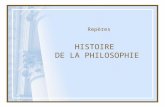 HISTOIRE DE LA PHILOSOPHIE Repères. A.Philosophie antique B. Philosophie médiévale C. Philosophie moderne D. Philosophie contemporaine XXIe Sciences appliquées.