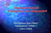 Maribel Social Evolution du dispositif Rombeaux Jean-Marc Fédération "CPAS » mars 2004.