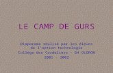 LE CAMP DE GURS Diaporama réalisé par les élèves de l’option technologie Collège des Cordeliers – 64 OLORON 2001 - 2002.