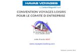 Toulouse | Janvier 2012 CONVENTION VOYAGES LOISIRS POUR LE COMITE D ENTREPRISE code d’accès AEAT .