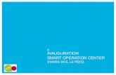 INAUGURATION SMART OPERATION CENTER 3 MARS 2015, LE PECQ.
